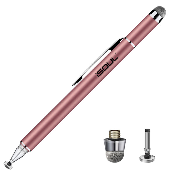 Stylus Pens for Touch Screens - Fine Point Universal Touch Pen for iPad, Android, iPhone, Samsung Galaxy, iPad Pro, and All Devices - Rose Gold - TradeNRG UK